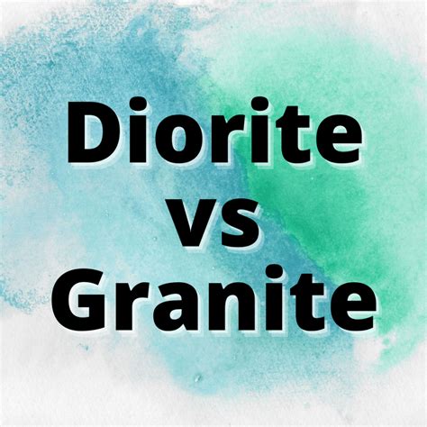 dior tite|diorite vs granite.